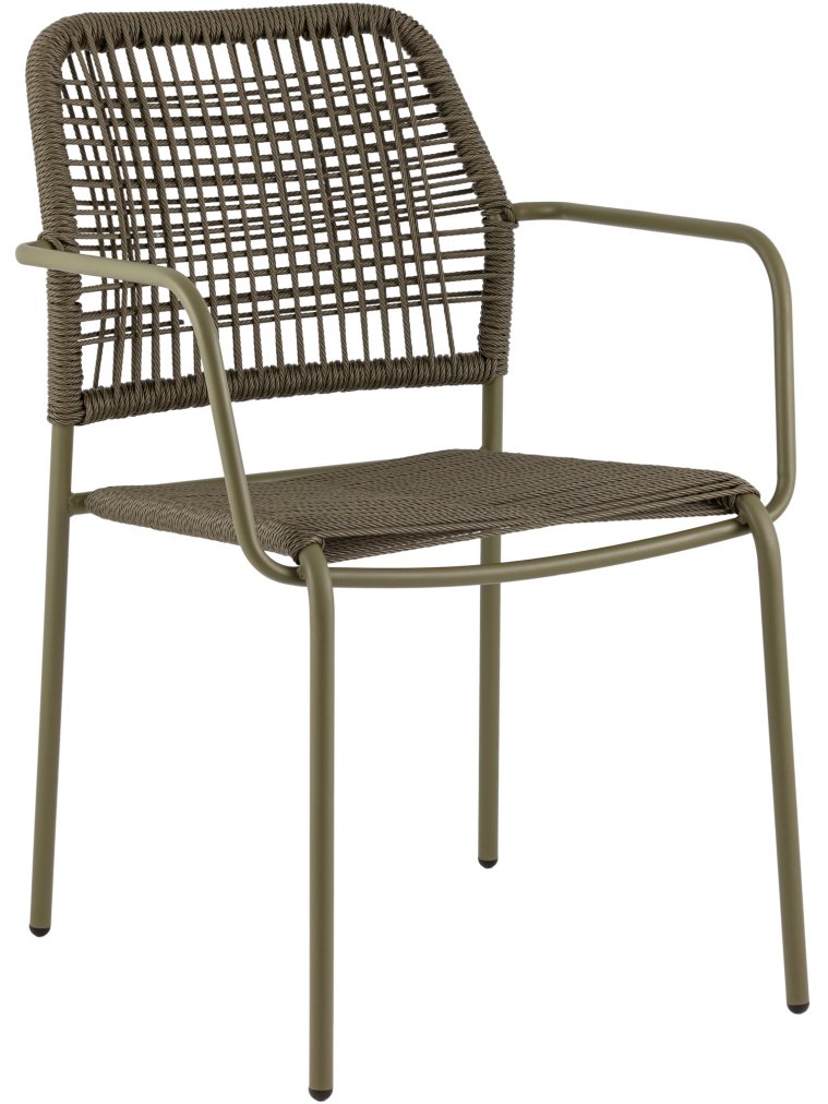 Металлический стул Solaia зелёный