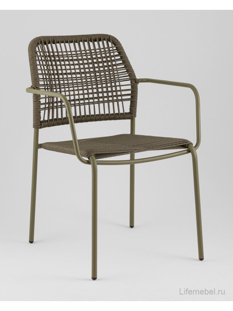 Металлический стул Solaia зелёный