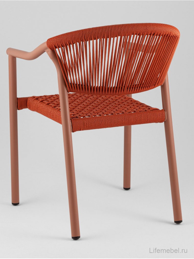 Металлический стул Лиана красный