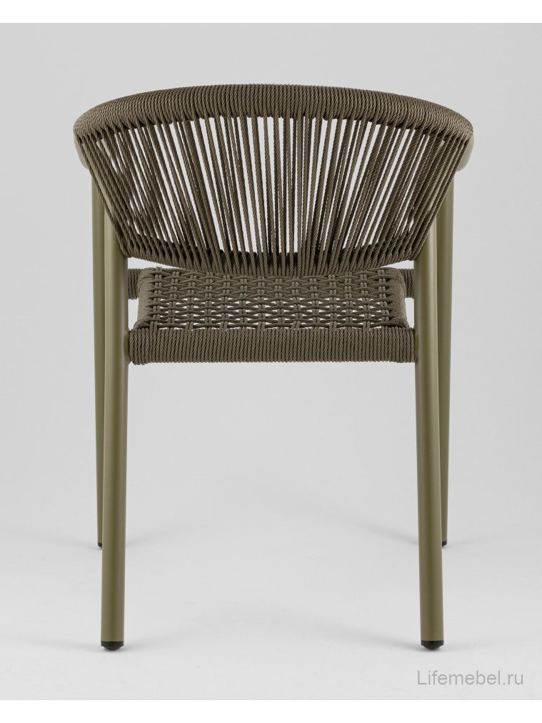 Металлический стул Лиана зелёный