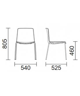 Пластиковый стул Tweet