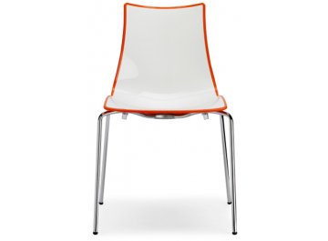 Пластиковый стул Zebra Bicolore 4 legs