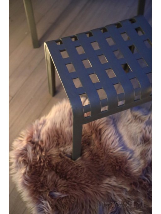 Табурет пластиковый Poggio антрацит