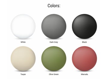 Табурет пластиковый полубарный Tom Bar 65 бежевый