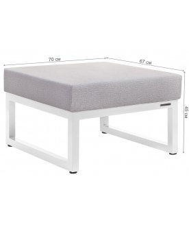 Металлический табурет Санторини