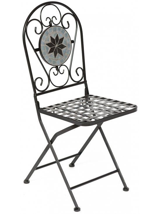 Стул Secret de Maison Vicenza mod. PL08-1070-1-GBRN черный с мозайкой