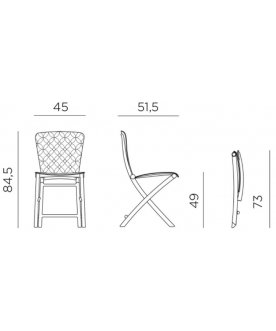 Складной стул Zac