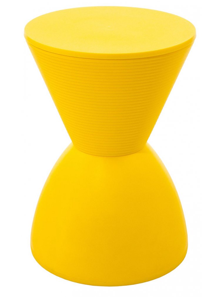 Табурет Button желтый