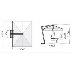 Зонт 091/3030NABA1S