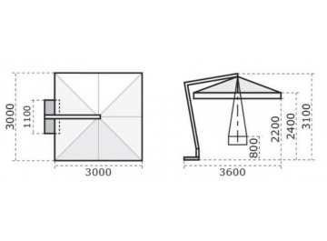Зонт 091/C3030PMBA1S