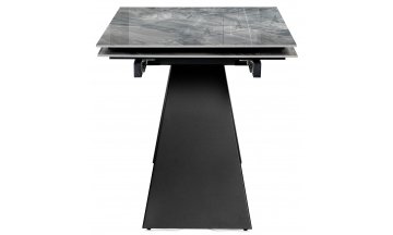 Керамический стол Хорсборо 140(200)х80х79 оробико / черный