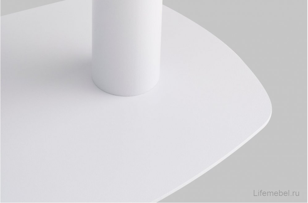 Приставной столик Lanor L металл белый