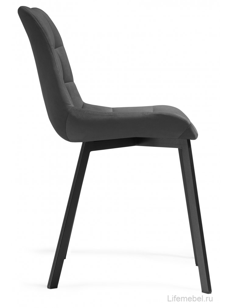 Комплект стульев Форт 4 шт темно-серый / черный