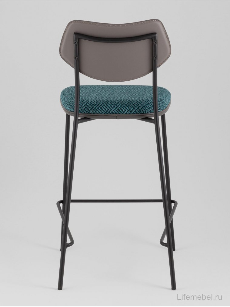 Полубарный стул Элси темно-бирюзовый