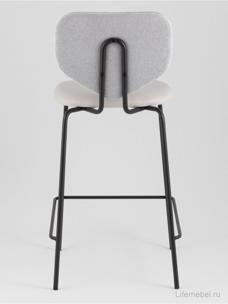 Полубарный стул Саймон серый