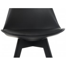 Деревянный стул Bonus black / black - Уцененный экземпляр