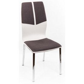 Стул F668 серый / белый