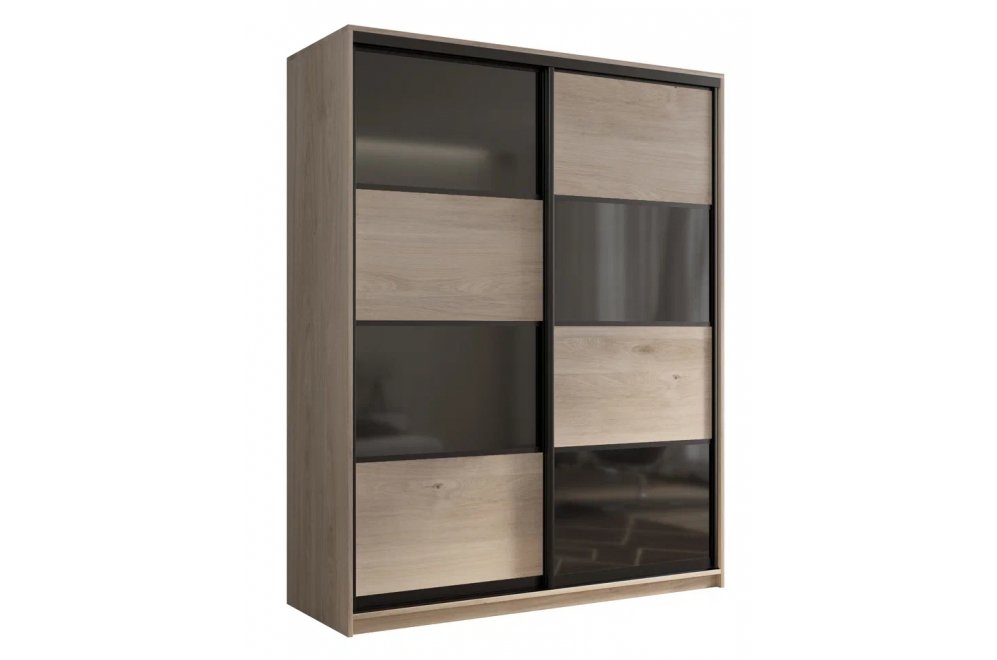 Шкаф-купе Кааппи 13 Кастелло серый 140х45