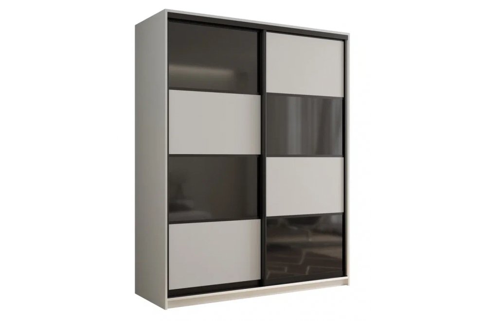 Шкаф-купе Кааппи 13 белый бриллиант 160х45