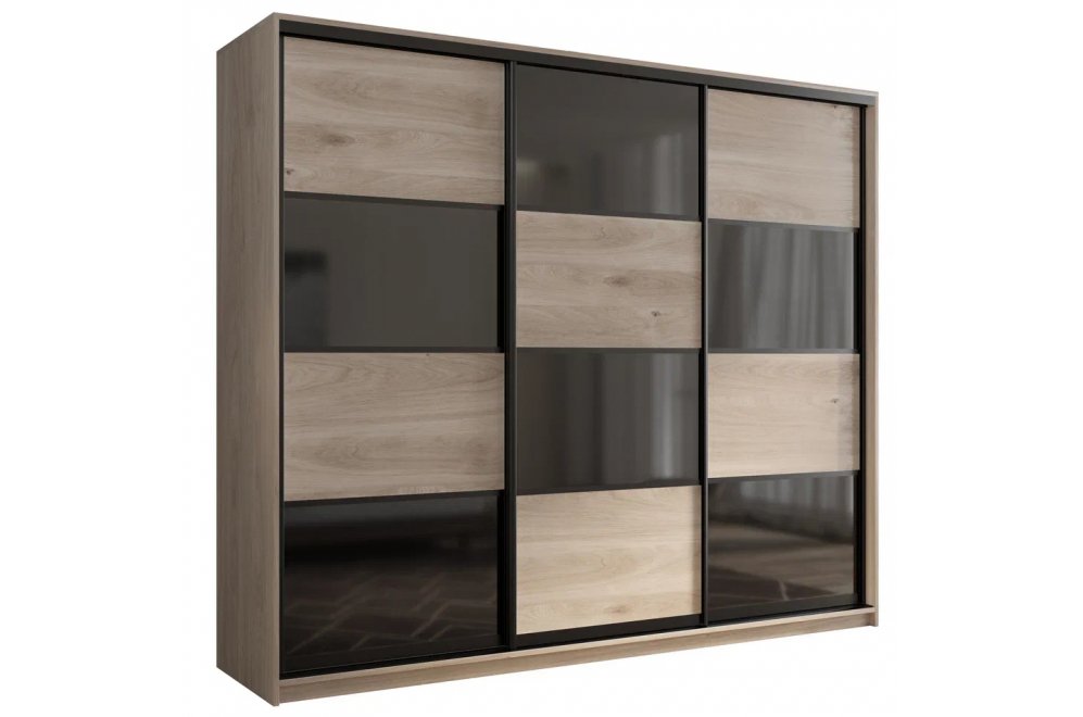 Шкаф-купе Кааппи 13 Кастелло серый 240х60