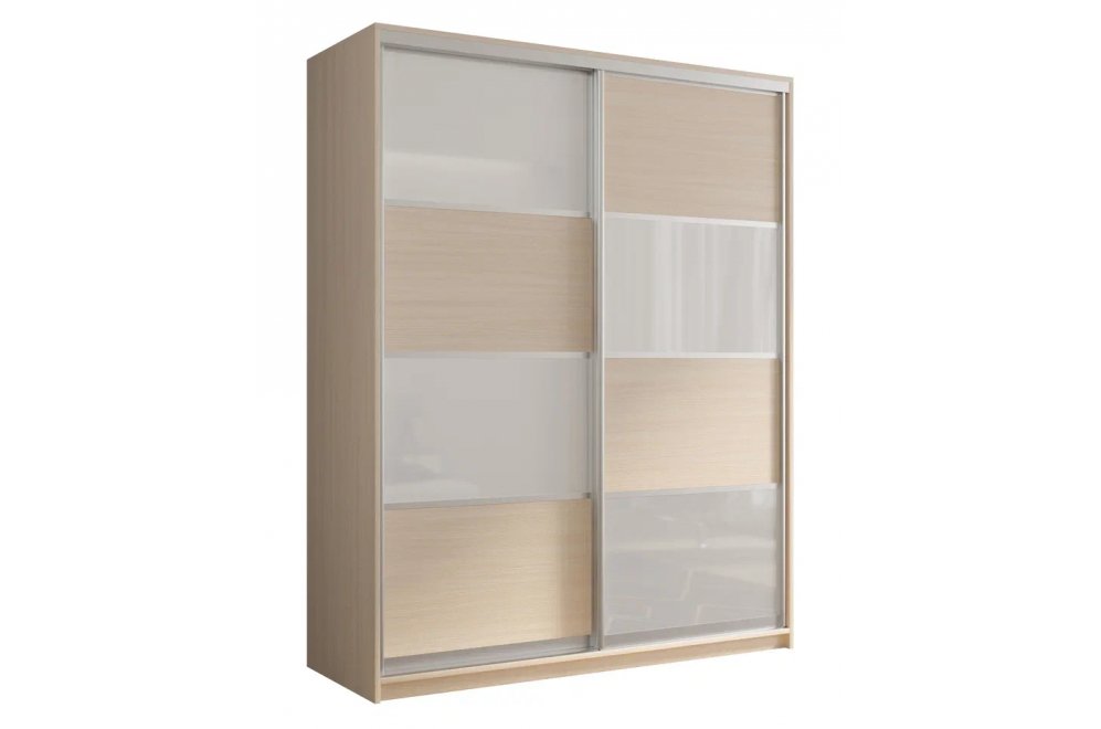 Шкаф-купе Кааппи 14 дуб молочный 160х60