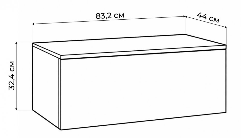 Навесной шкаф Роут 2 белый