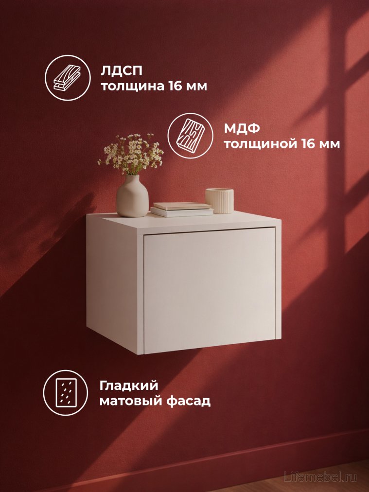 Навесной шкаф Роут 3 кашемир