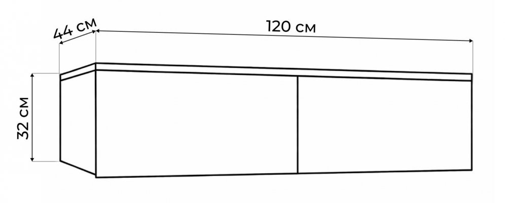 Навесной шкаф Роут белый