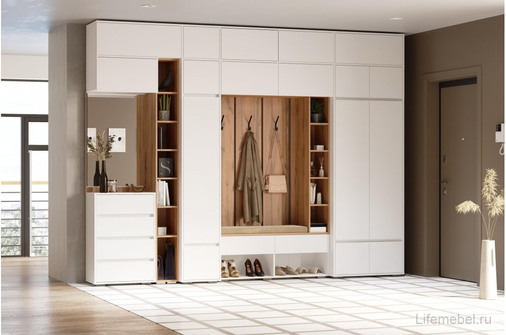 Навесной шкаф Роут белый