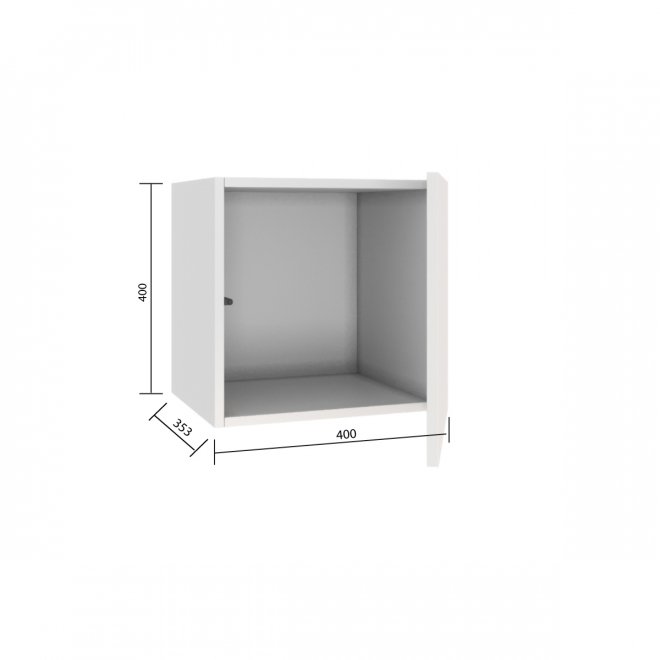 Шкаф навесной Бостон 40 белый