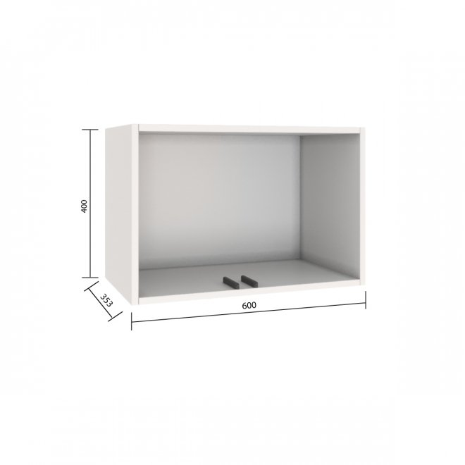 Шкаф навесной Бостон 60 белый