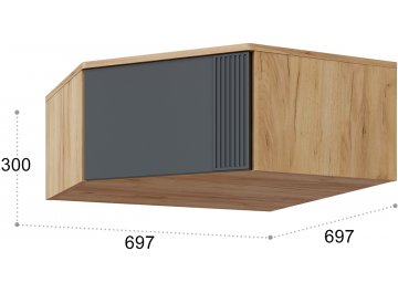 Шкаф навесной Эмилия