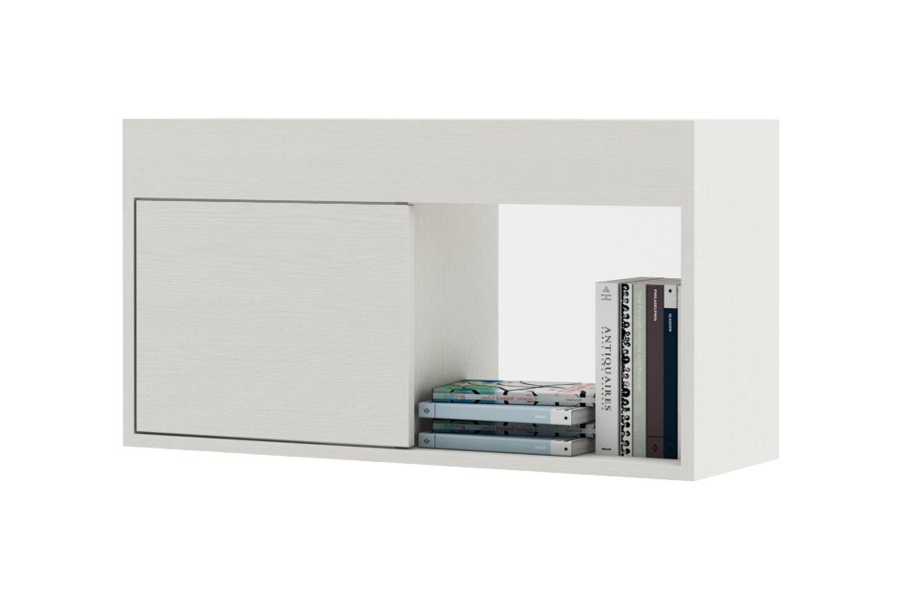 Шкаф навесной Эстри-5 белый