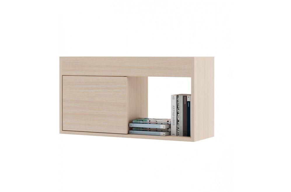 Шкаф навесной Эстри-5 дуб молочный