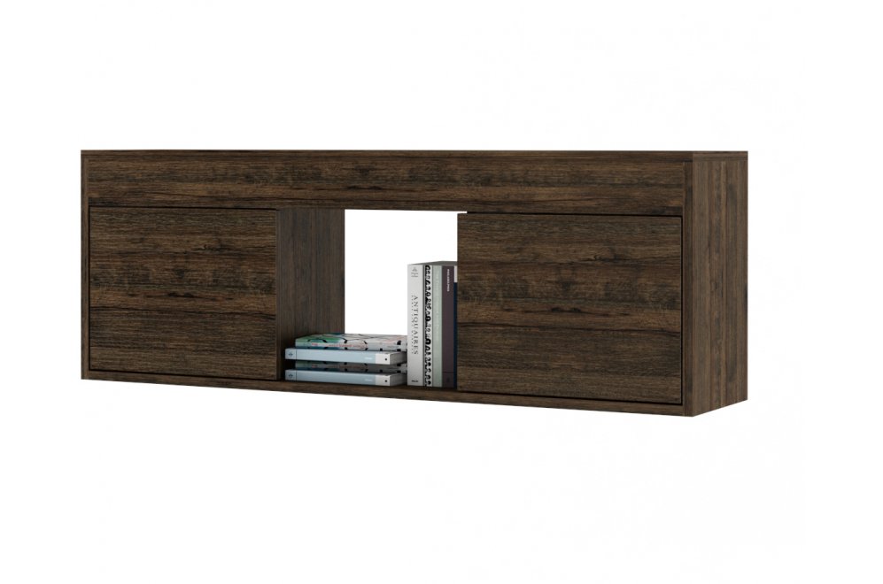 Шкаф навесной Эстри-6 дуб апрель тёмный