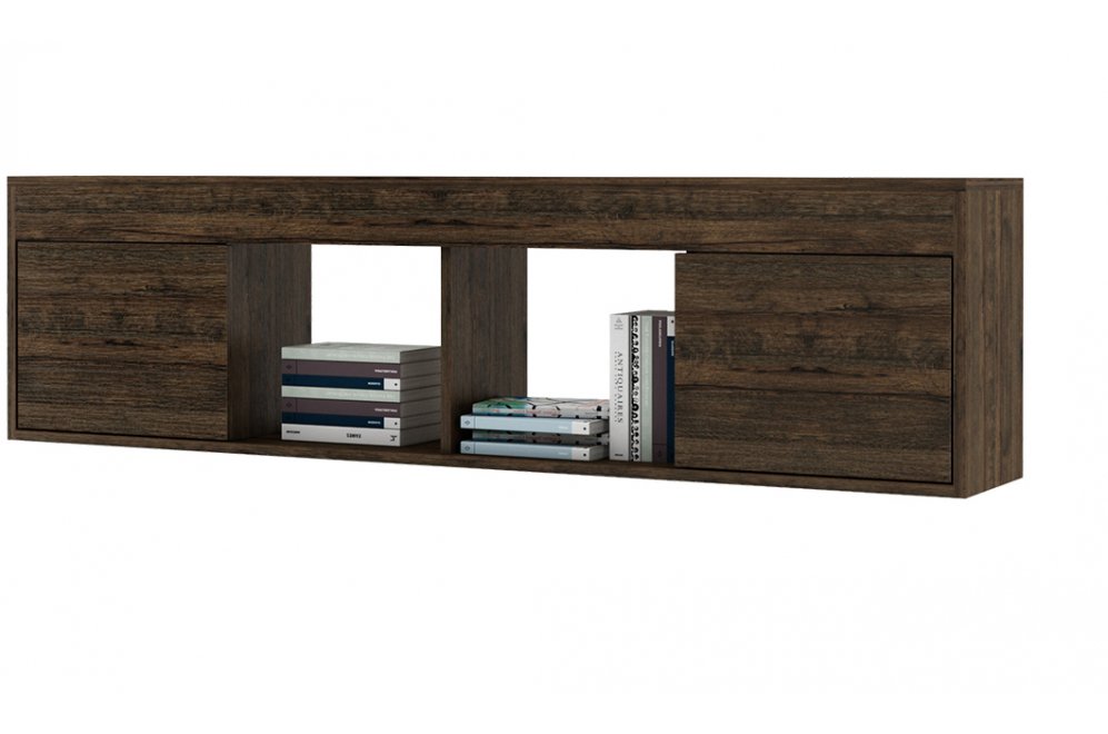 Шкаф навесной Эстри-7 дуб апрель тёмный