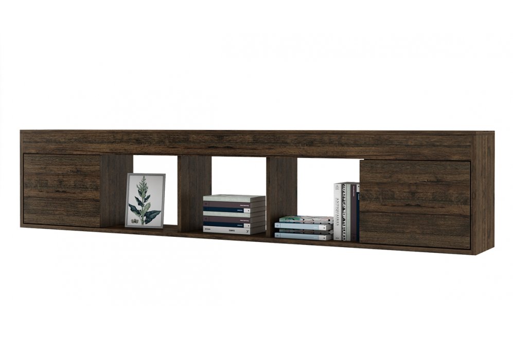 Шкаф навесной Эстри-8 дуб апрель тёмный