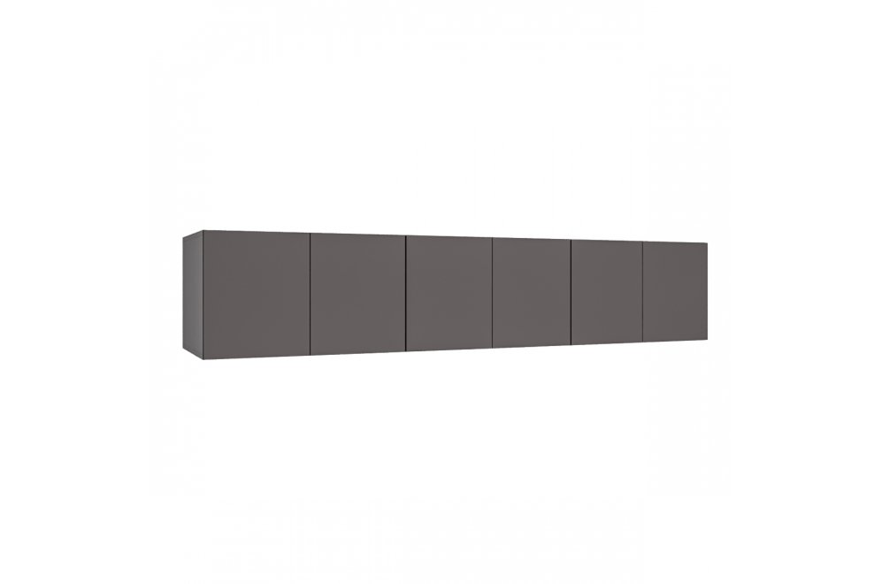 Шкаф навесной Фиеста 200 графит ЛДСП