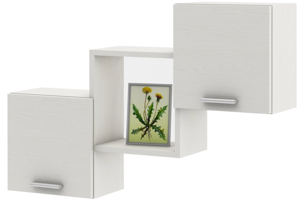 Шкаф навесной Флэш-19 белый