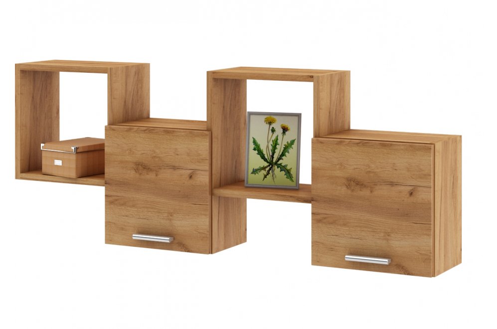 Шкаф навесной Флэш-23 дуб золотистый