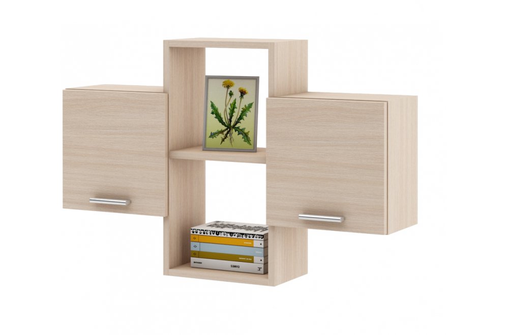 Шкаф навесной Флэш-24 дуб молочный