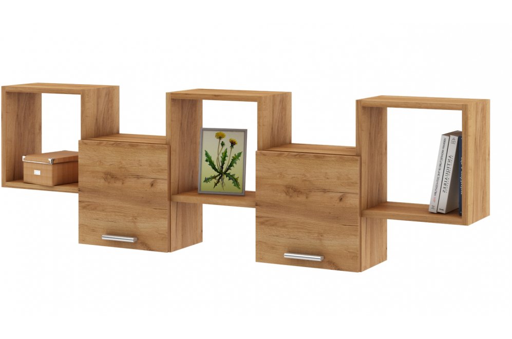 Шкаф навесной Флэш-26 дуб золотистый