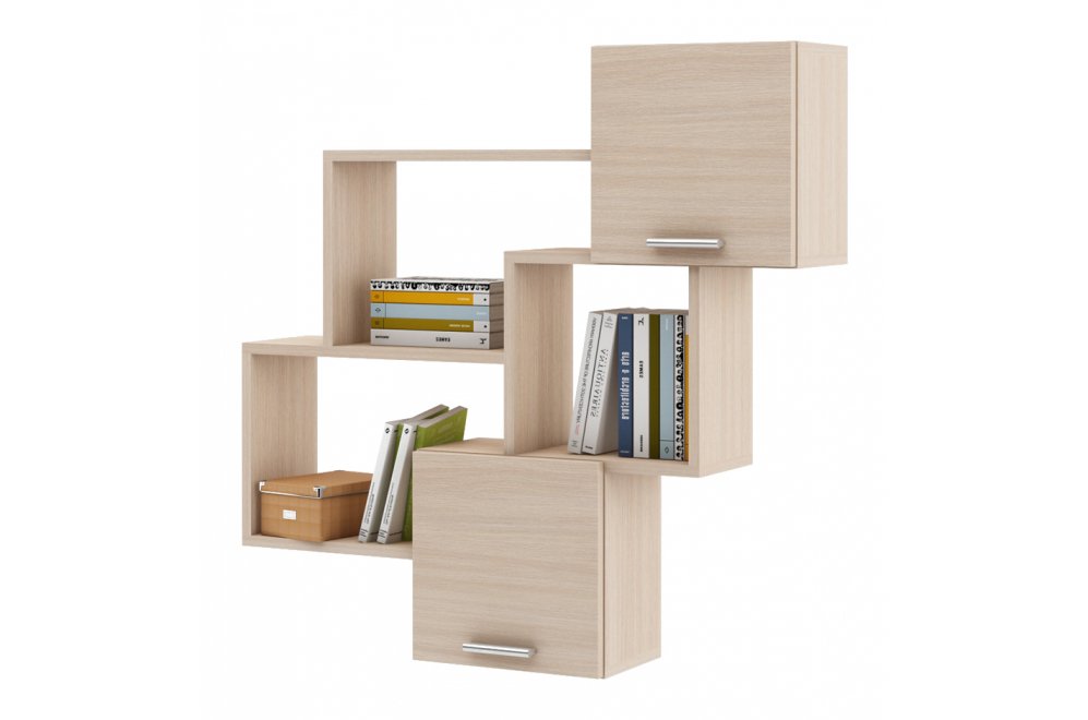 Шкаф навесной Флэш-28 дуб молочный