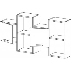 Шкаф навесной Флэш