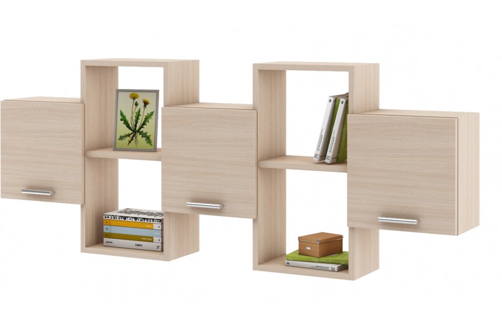 Шкаф навесной Флэш-30 дуб молочный