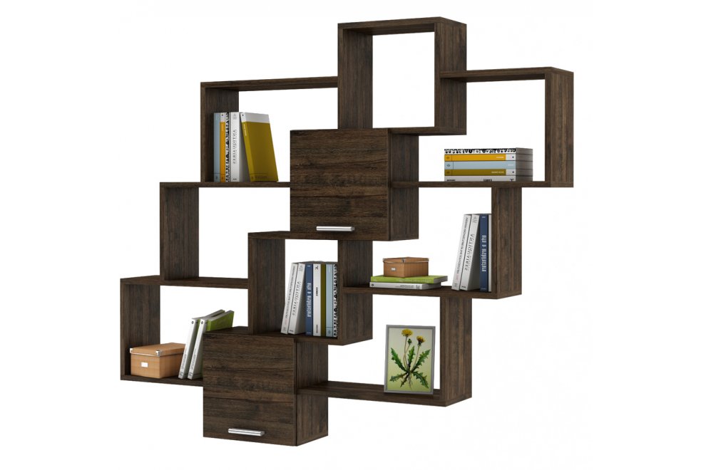 Шкаф навесной Флэш-34 дуб апрель тёмный