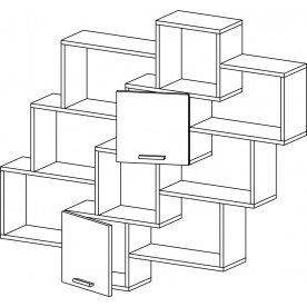 Шкаф навесной Флэш