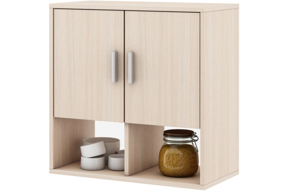 Шкаф навесной Мария-10 дуб молочный