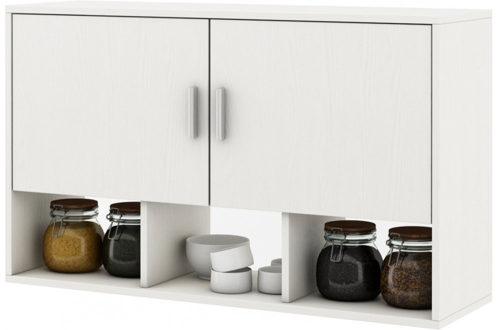 Шкаф навесной Мария-12 белый