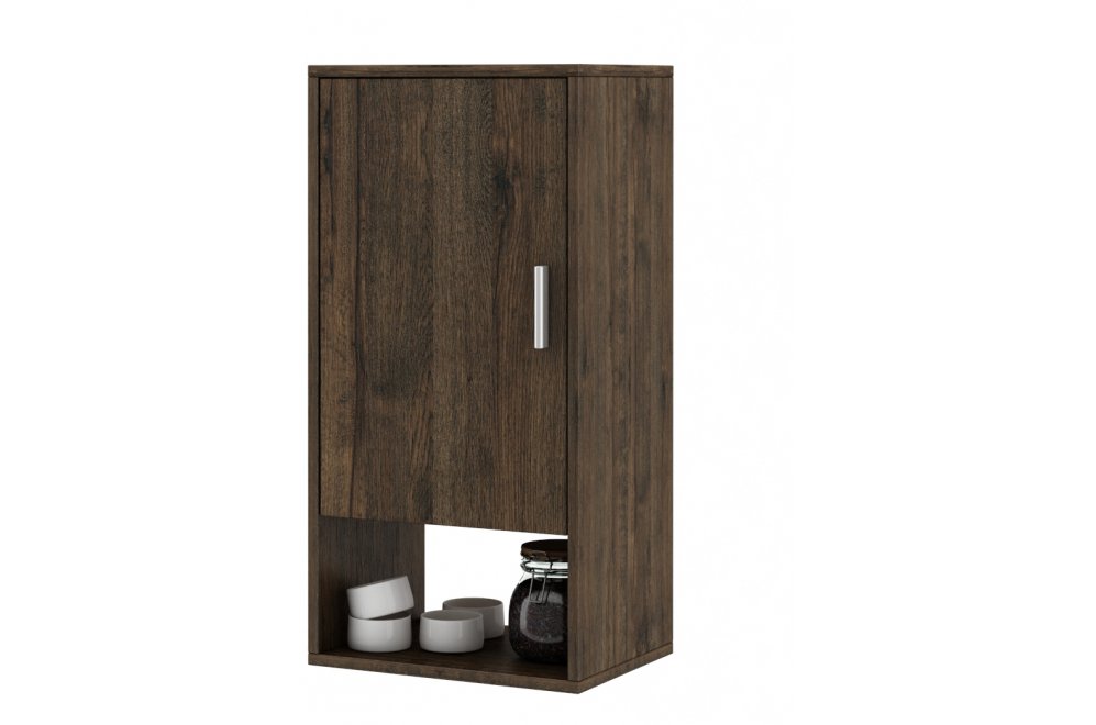 Шкаф навесной Мария-13 дуб апрель тёмный